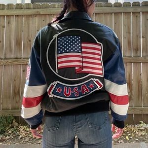 Rockin Vintage USA leather jacket by Michael Hoban